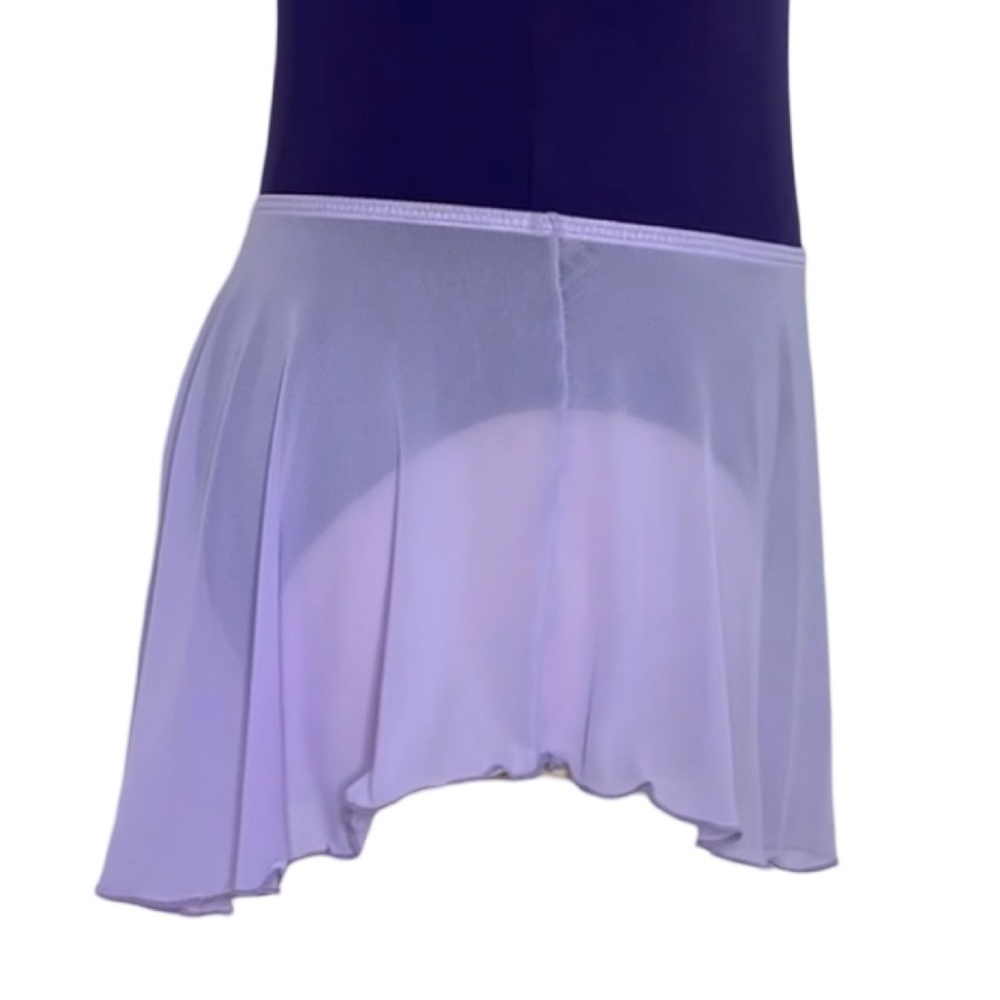 Wear Moi DAPHNE Sheer Pull On Dance Skirt in Lilac Size XS-S - Picture 7 of 9